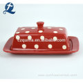 Wholesale Ceramic Porcelain Butter dishes with lid